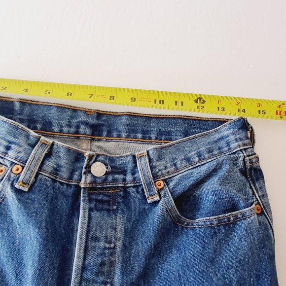 LEVI'S ORIGINAL 501 High Rise Straight Leg Jeans - Picture 7 of 11